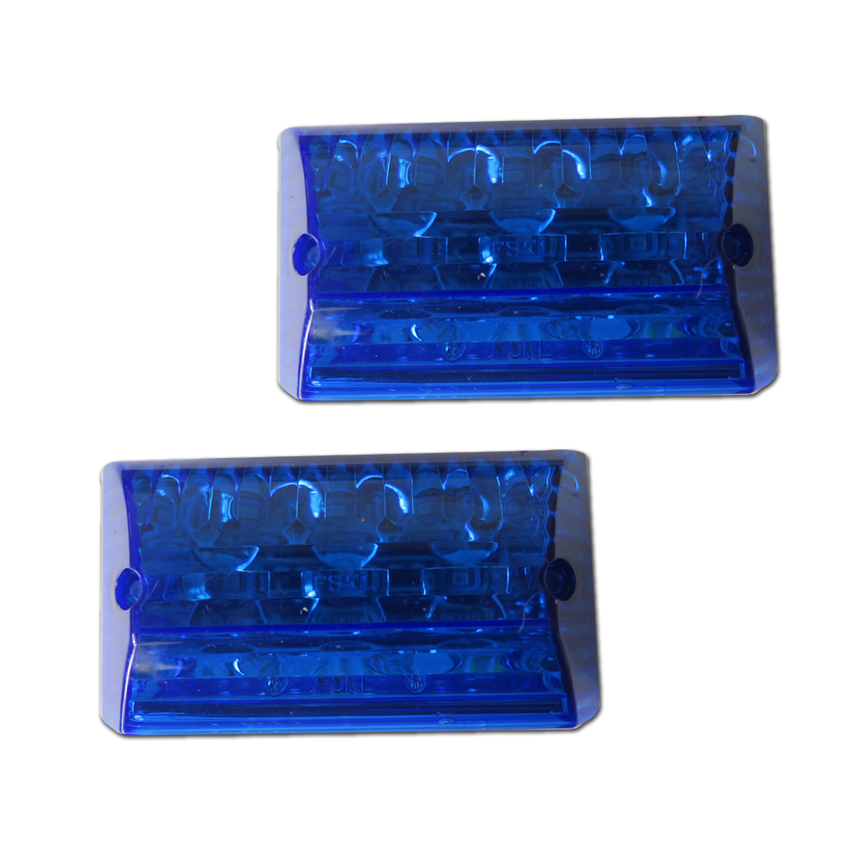 LED SIDE MARKER LAMP 12V 8PCS LED 86X61X31MM BLUE GSE GERMANY